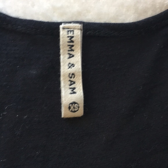 **2/$15 Emma and Sam LF lace up cropped t-shirt** - Picture 6 of 7